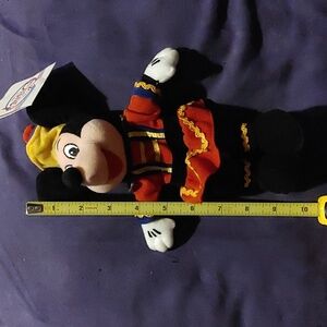 Bean bag mickey as nutcracker